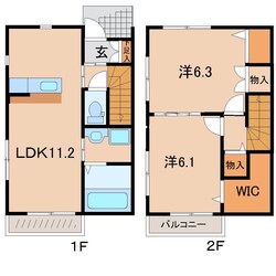 ステーシアDの物件間取画像